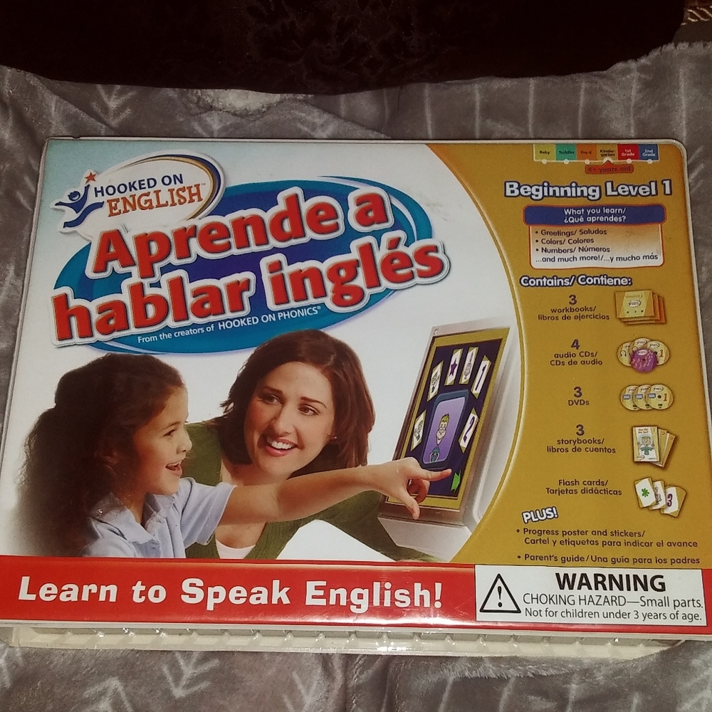 Hooked on English Aprende a hablar ingles NWOT